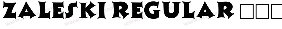 Zaleski Regular字体转换